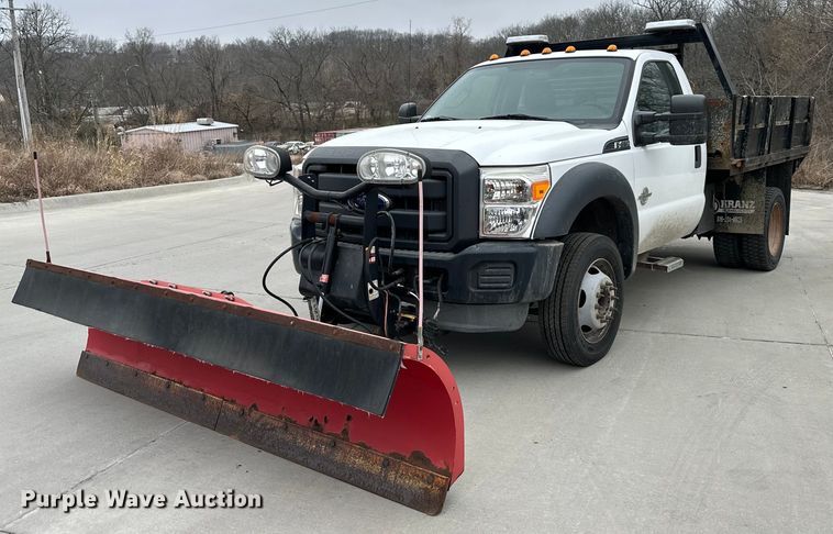 2013 Ford F450 Super Duty XL dump flatbed truck - DQ6372