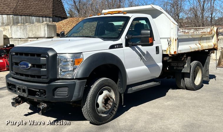 2014 Ford F550 Super Duty XL dump truck - EK4149