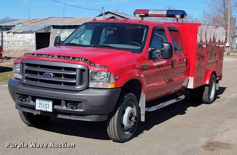 2003 Ford  F450 Crew Cab utility / service truck - LA9686