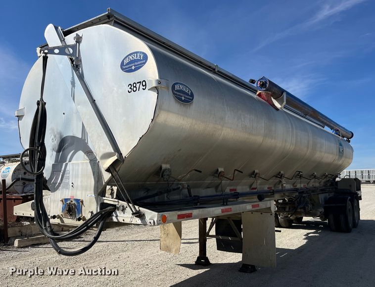 2012 Hensley  ATLW-36-32-8  pneumatic feed reclaimer trailer - LD9337