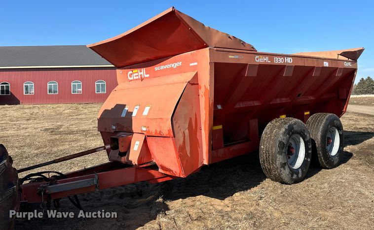 GEHL  1330 HD Scavanger manure spreader - LO9497