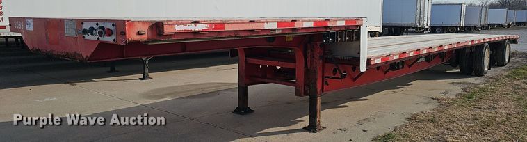 2015 Transcraft DTL-2100 drop deck equipment trailer - DK0726