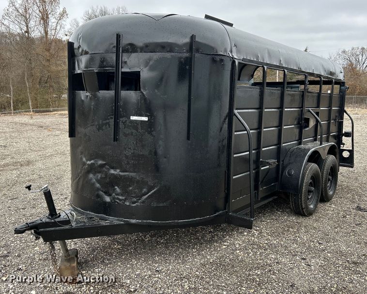 1977 W-W Trailer Mfg livestock trailer - EK4198