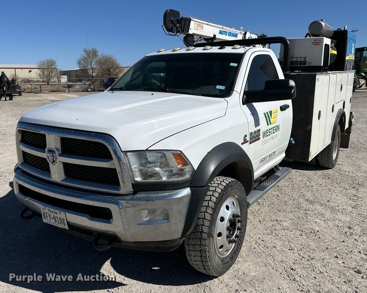 2018 Dodge Ram 5500 utility / service truck - JT9070