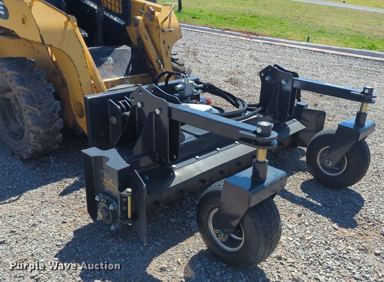 2023 Land Honor PR-12-72W skid steer power rake - NG9363