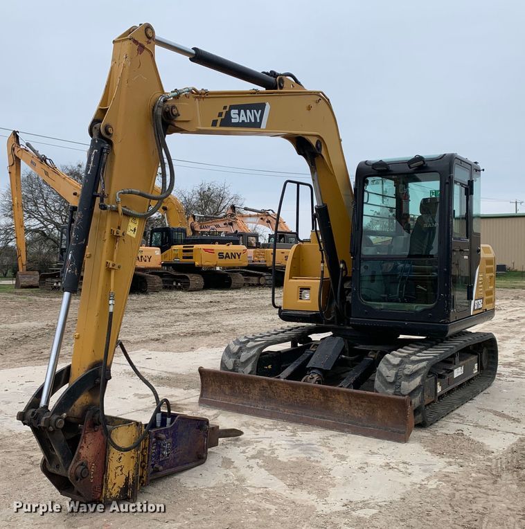 2016 Sany SY75C mini excavator - KX9896