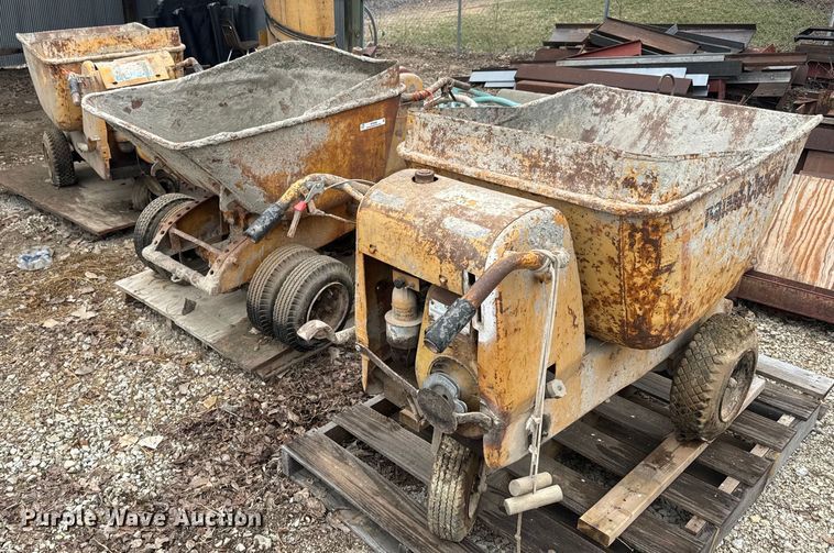 (3) Prime Mover concrete buggies  - NF9448