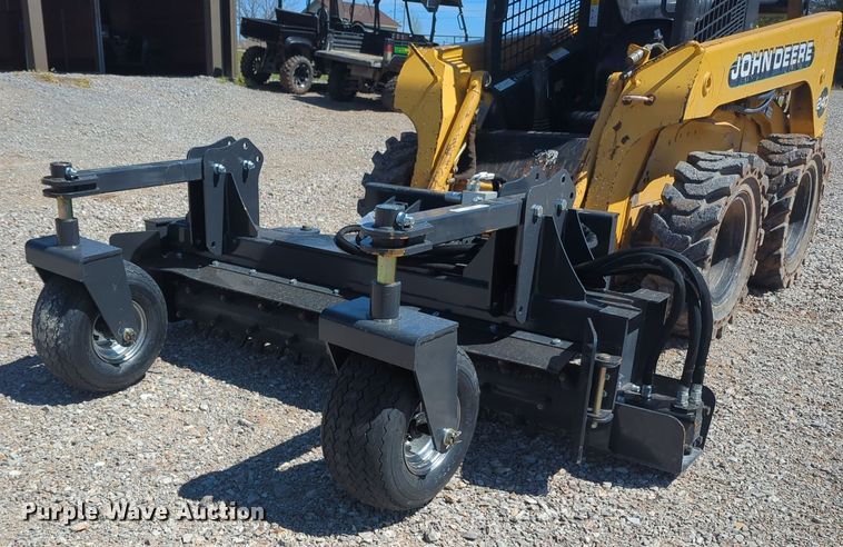 2023 Land Honor PR-12-72W skid steer power rake - NG9364