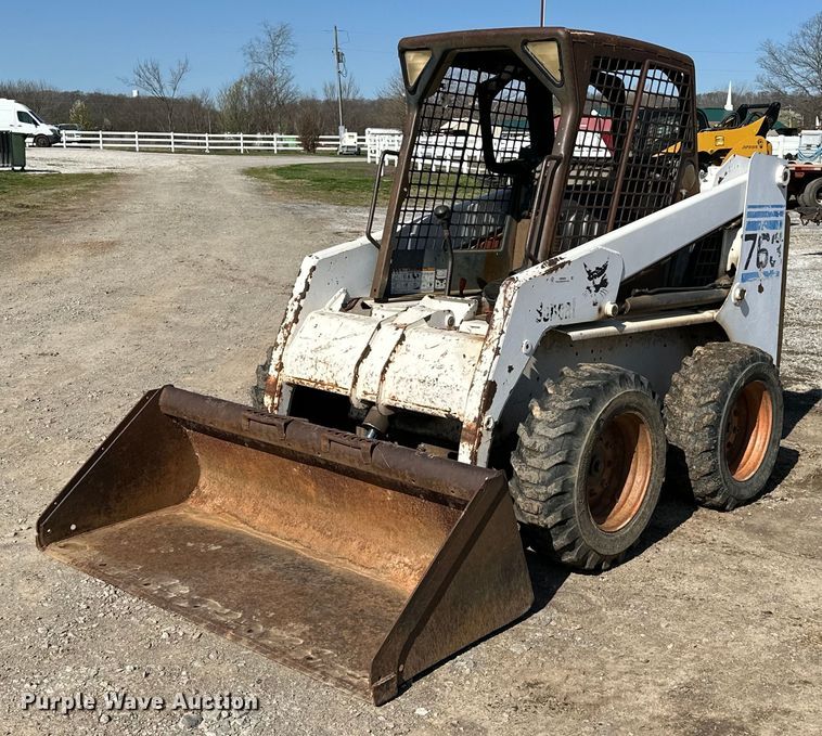 Bobcat 763 Skid Steer Loader For Sale | Purple Wave Auction