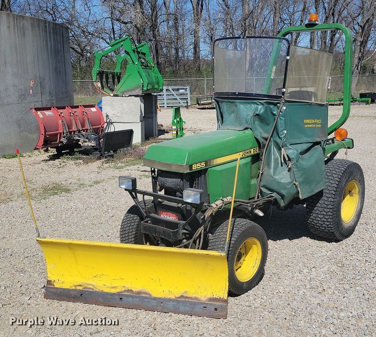 1995 John Deere 855 MFWD tractor - DK4229
