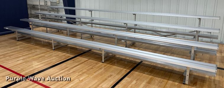 (4) bleacher sets - NF9491