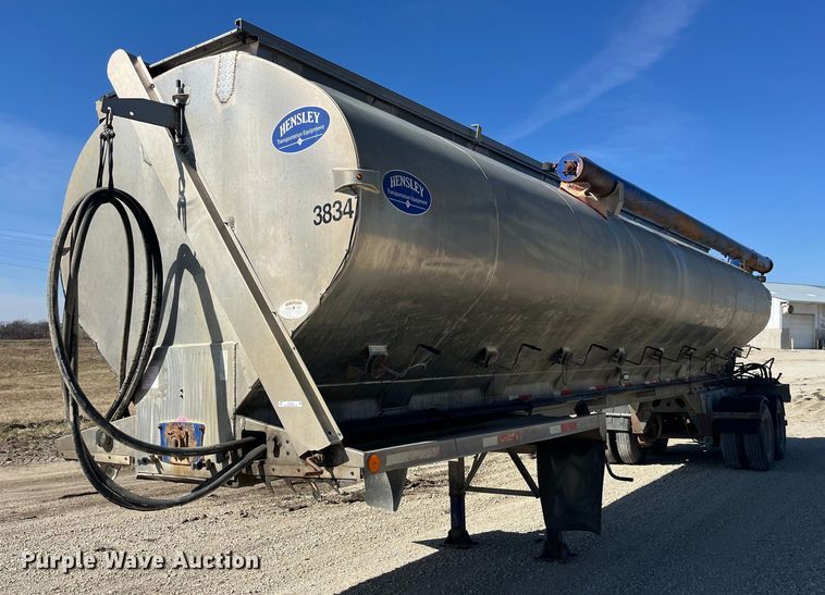 2012 Hensley ATLW-36-32-8 feed delivery trailer - LD9334