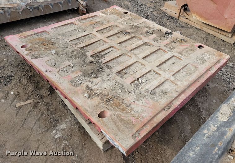 Jaw crusher plate - DG0573