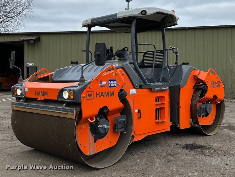 2021 Hamm HD 140i double drum vibratory roller - DL7868