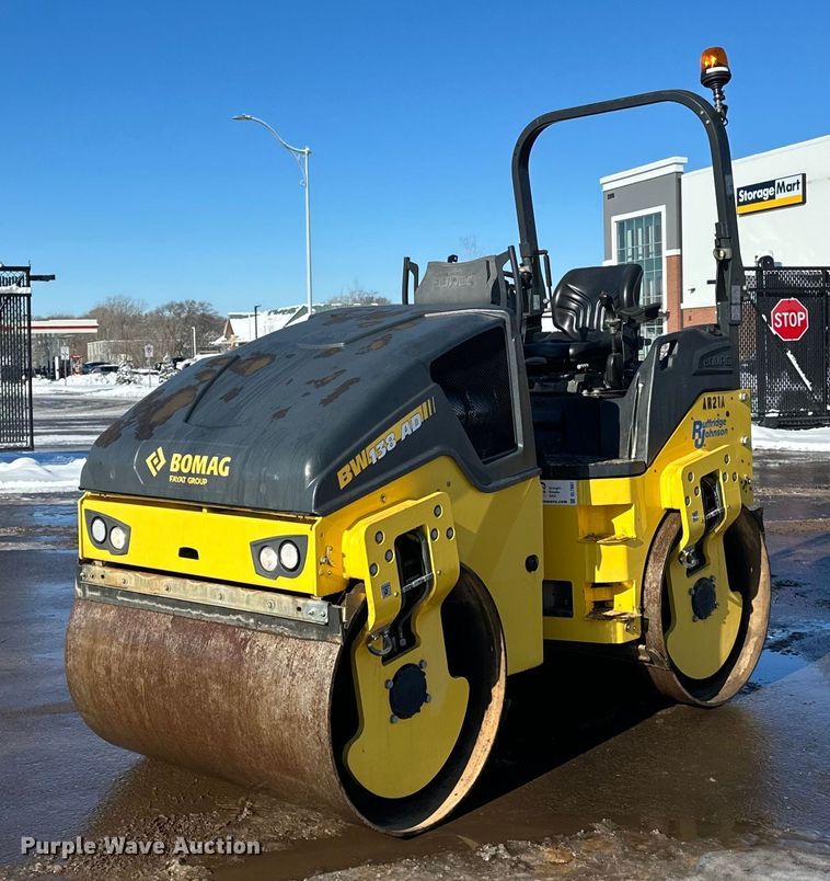 2021 Bomag BW138AD double drum vibratory roller - DL7887