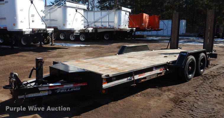 2017 Felling FT16-E equipment trailer - DL7951