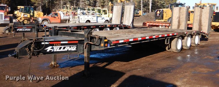 2012 Felling FT-50-3LP equipment trailer - DL7958