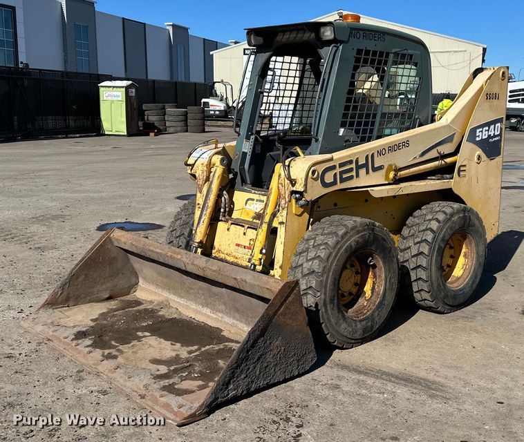 Gehl 5640 Skid Steer Loader For Sale | Purple Wave Auction