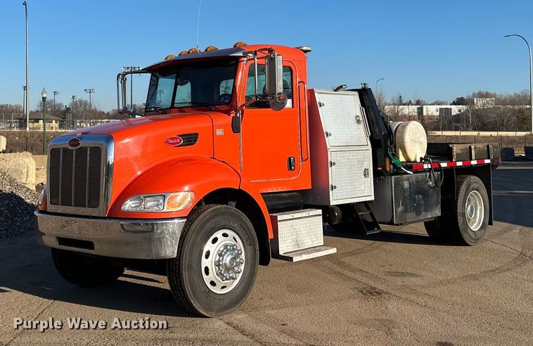 2012 Peterbilt  337 flatbed truck - DR4255