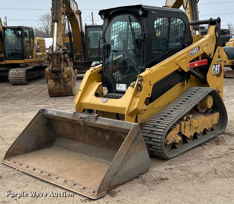 2021 Caterpillar 259D3 tracked skid steer loader - DQ0589