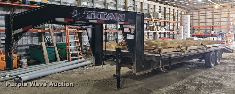 2013 Titan DF6332 equipment trailer - DM1575