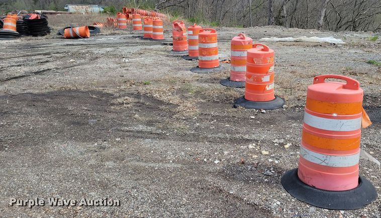 Approximately 425 traffic barrels - DR7976