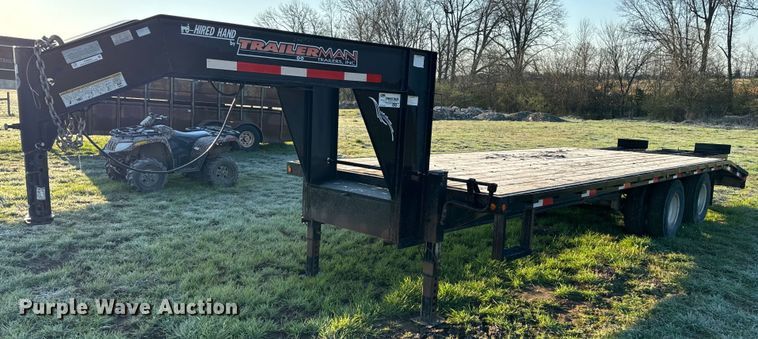 2010 Trailerman HHG8205F20 equipment trailer - EH6623
