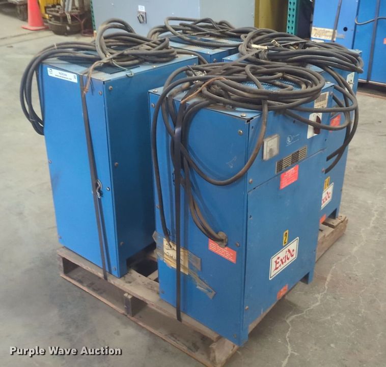 (4) Exide forklift chargers - NG9344