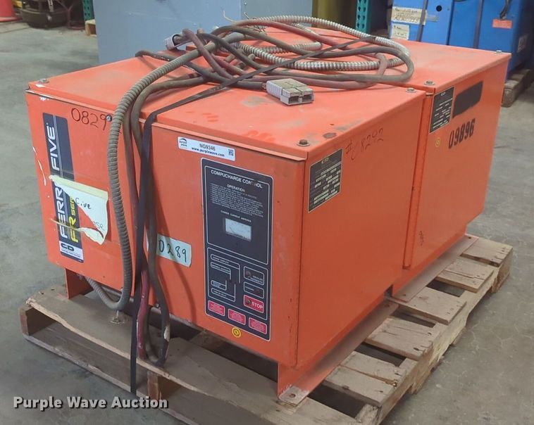 (2) C&D forklift chargers - NG9346