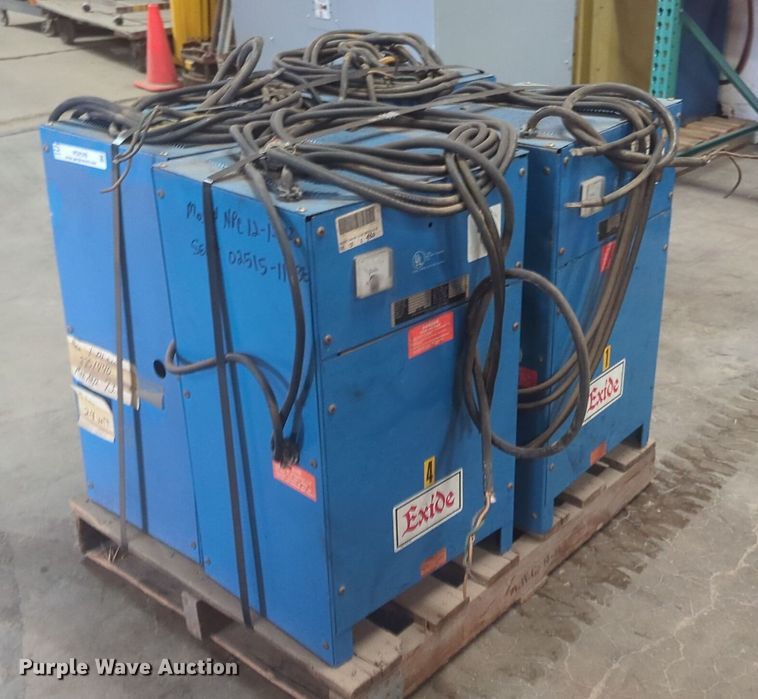 (4) Exide forklift chargers - NG9348