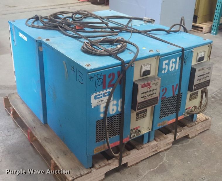 (4) C&D forklift chargers - NG9349