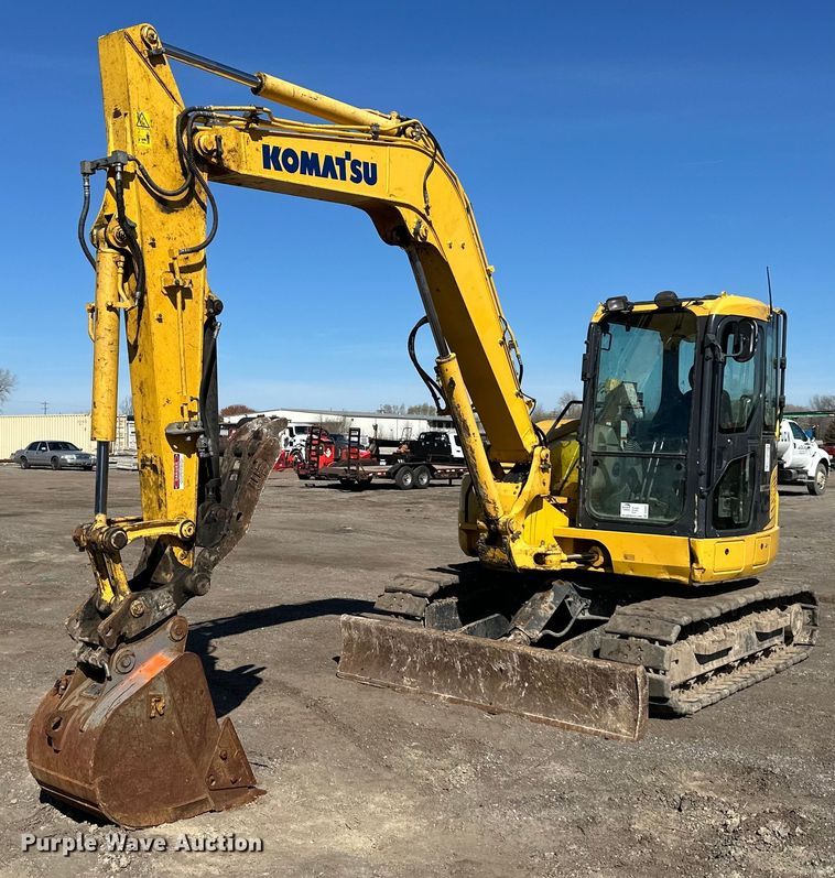 2017 Komatsu PC88MR-10 mini excavator - DQ6422