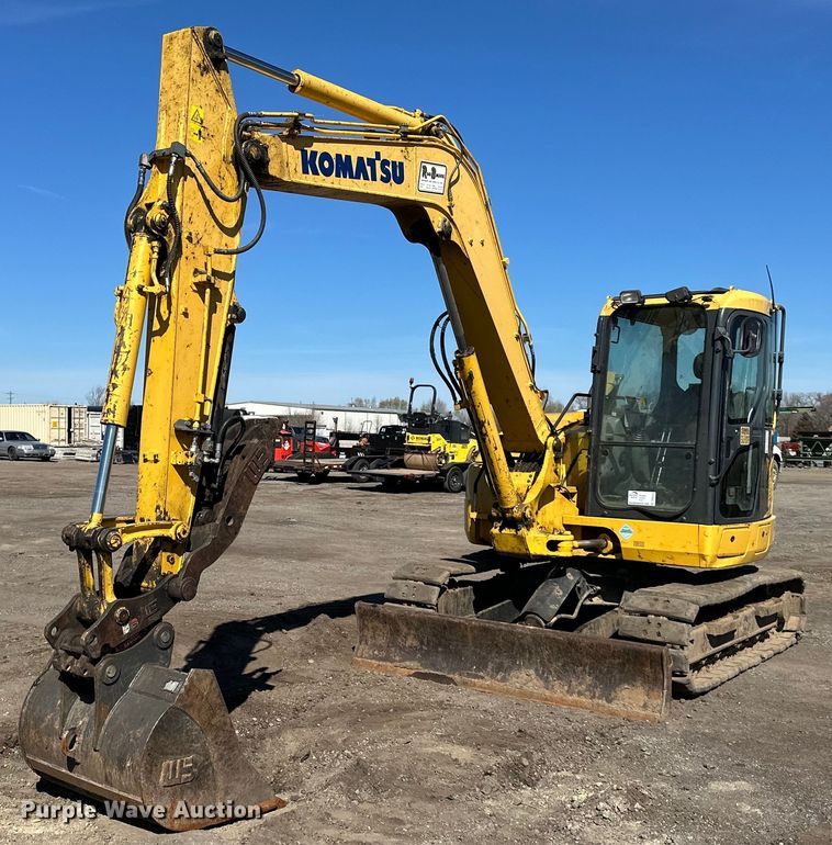 2015 Komatsu PC88MR-10 mini excavator - DQ6423