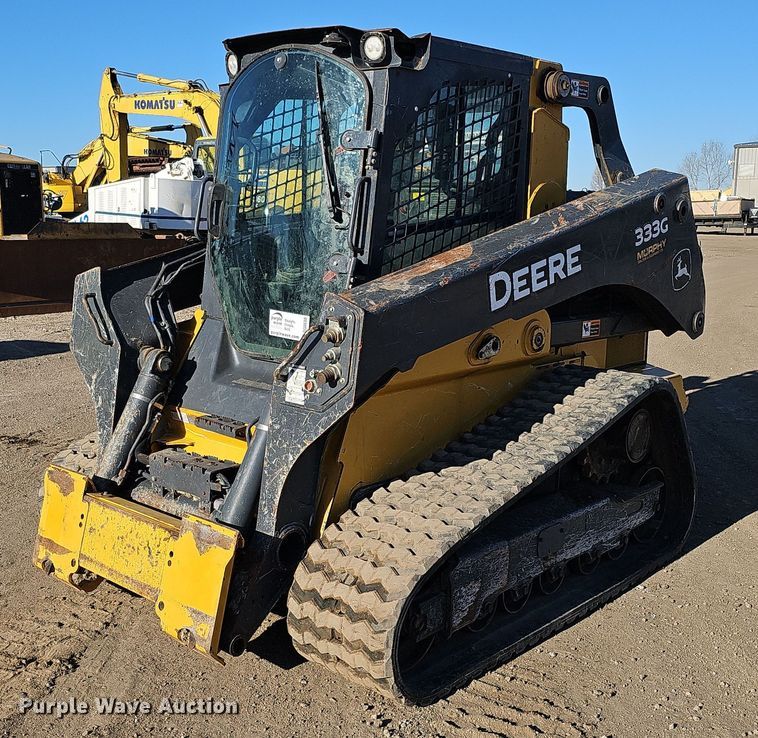 2019 John Deere 333G tracked skid steer loader - DQ8680