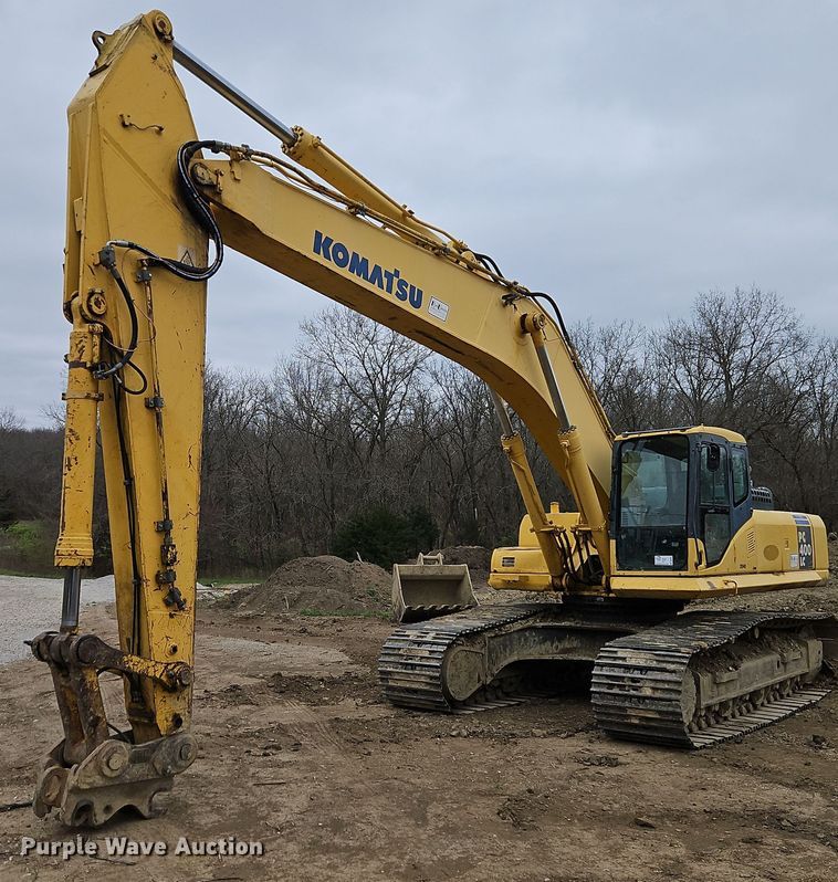 Komatsu PC400LC-7L Hydraulic Excavator For Sale | Purple Wave Auction