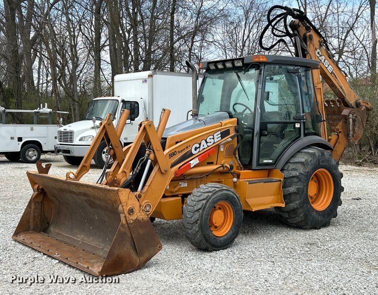 2009 Case 590 Super M+ backhoe - EK4383