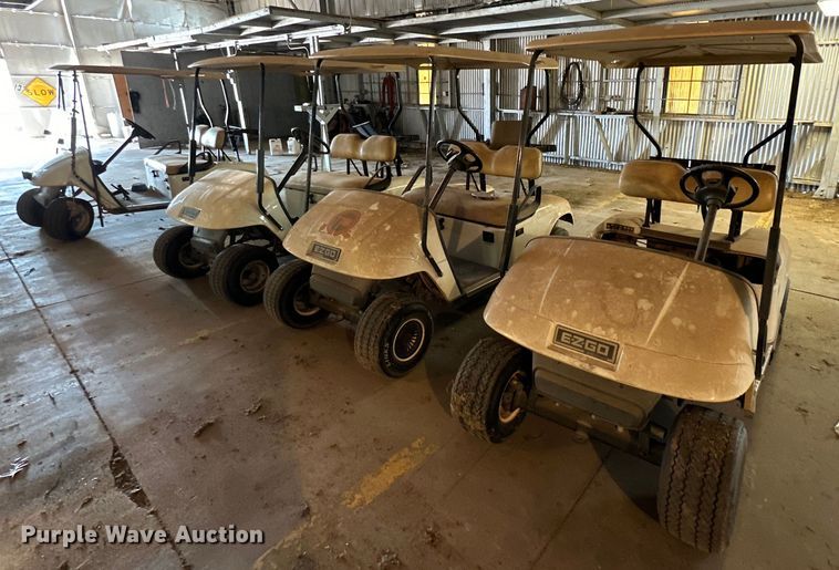 (4) EZ-GO golf carts - DG4354