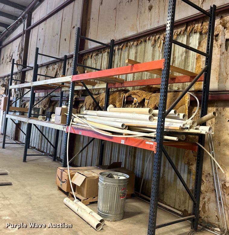 (3) pallet racks - NB9370