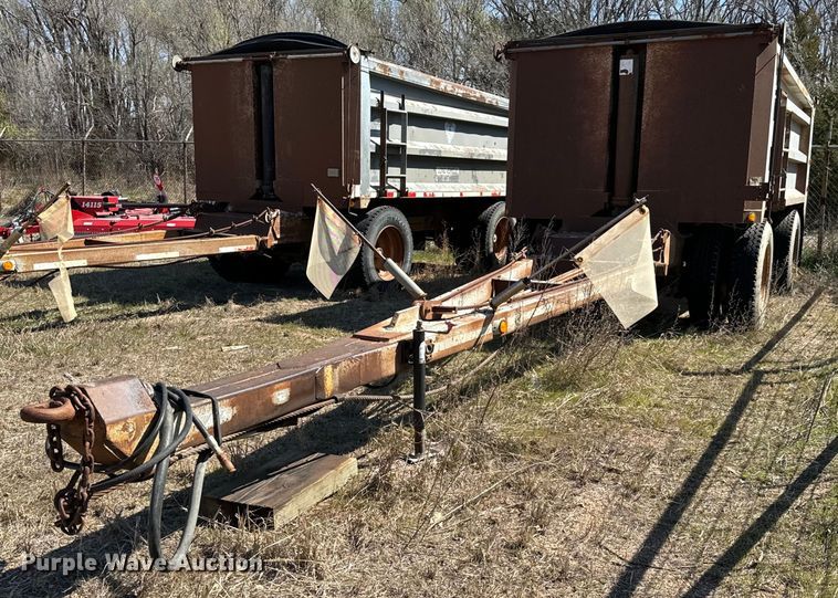1999 Cornhusker  800R-93098-469 end dump pup trailer - NH9039