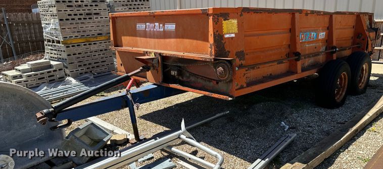 Du-Al 600 manure spreader - NH9078