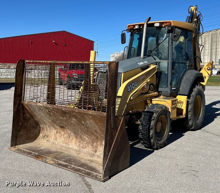 2002 John Deere 410G backhoe - OF9376