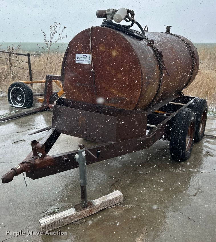 Shop built tank trailer - DG4331