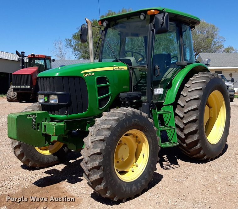 2012 John Deere 6140D MFWD tractor - DP2785