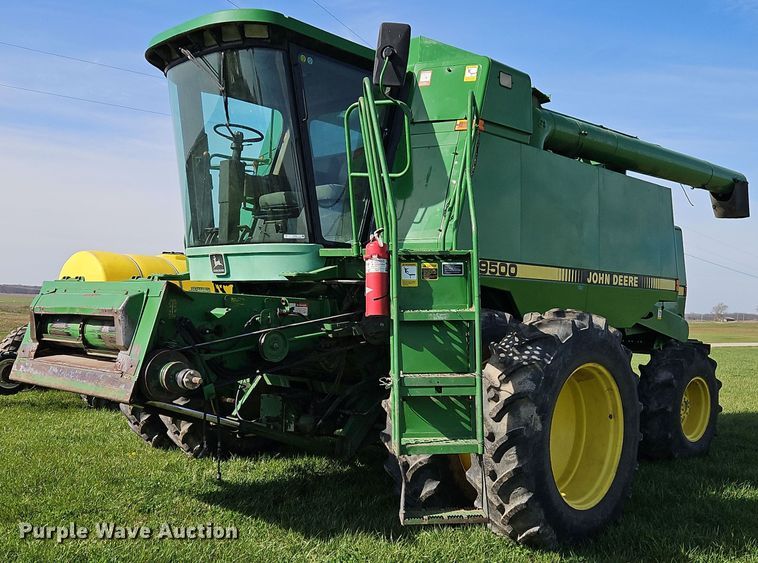 1991 John Deere 9500 RWA combine - EI3666
