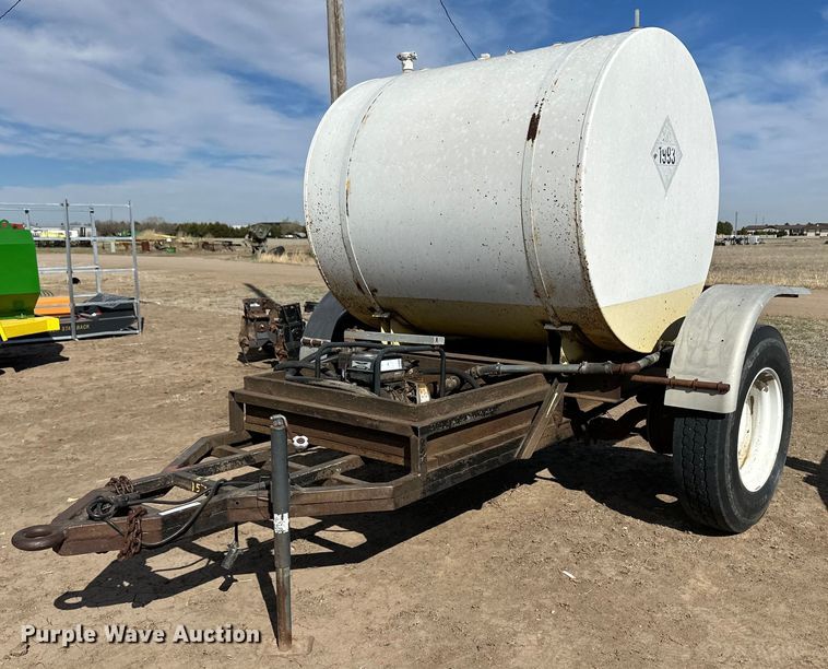 Shop built tank trailer - OI9355