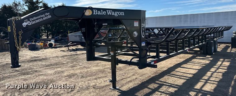 Industrias America 20x4 hay bale trailer - OI9371