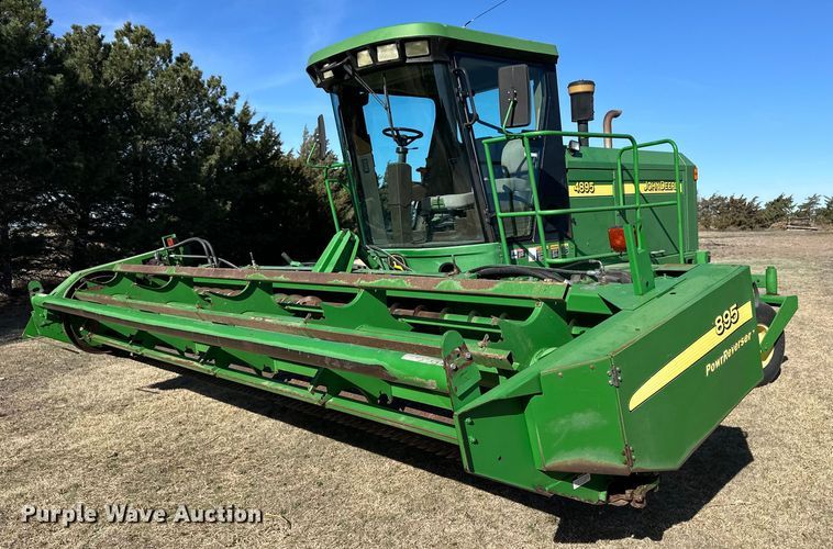 2004 John Deere 4895 swather / windrower - OI9405