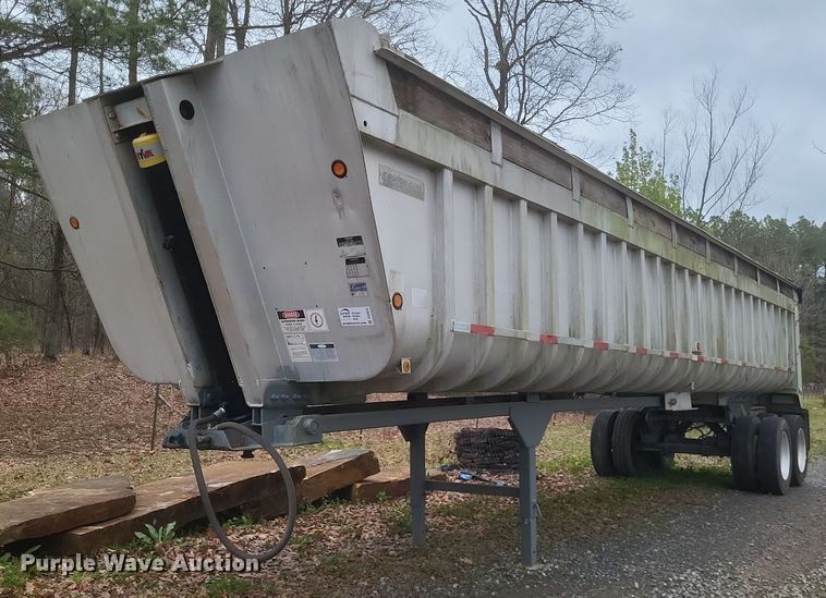 1989 Fruehauf end dump trailer - DO4870
