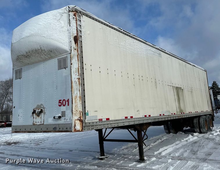 1981 Stoughton FRPV-455T-AR dry van trailer - DQ0617