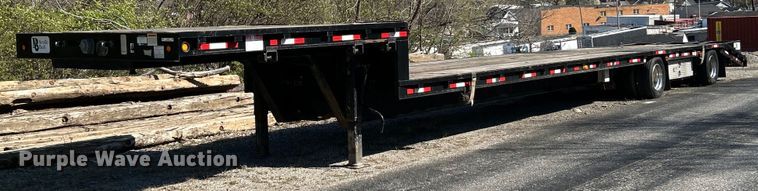 2014 Neville Built drop deck equipment trailer - EK4339